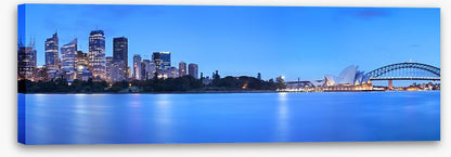 Blue dawn panorama
