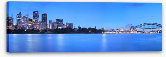 Blue dawn panorama