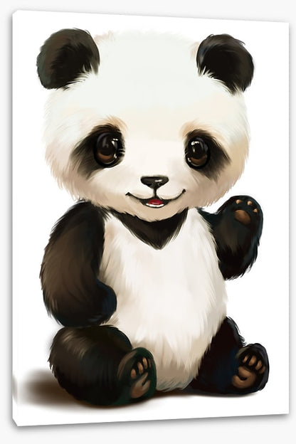 Little panda wave