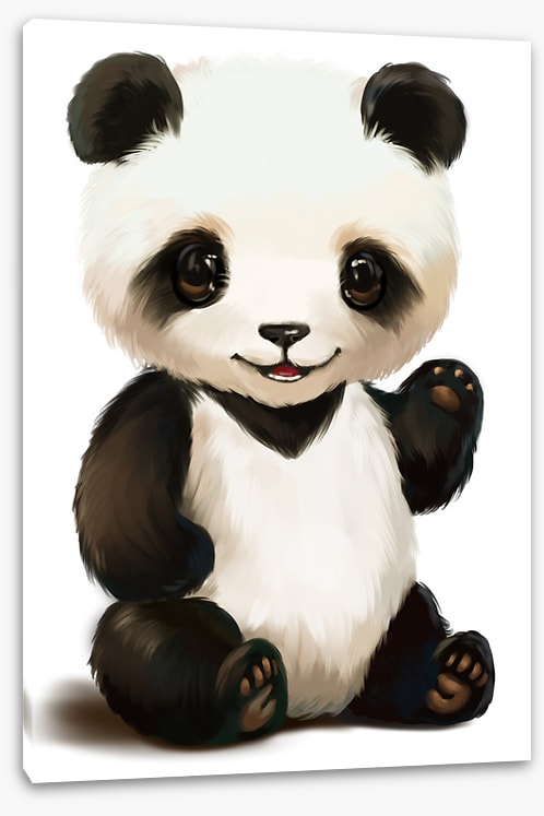 Little panda wave