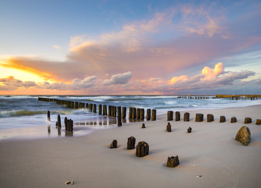 Breakwater beach