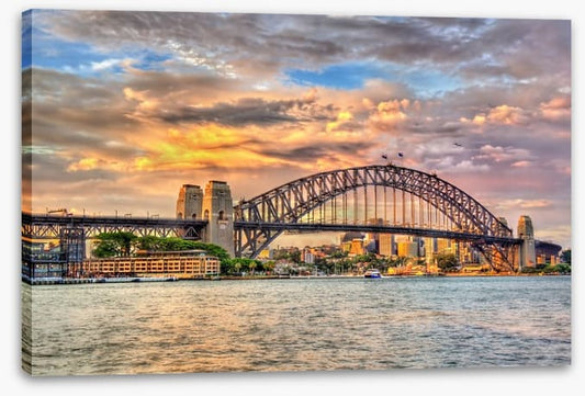 Sydney harbour sundown
