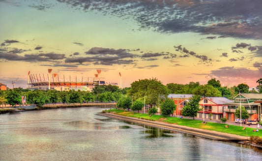 The Yarra River with MCG