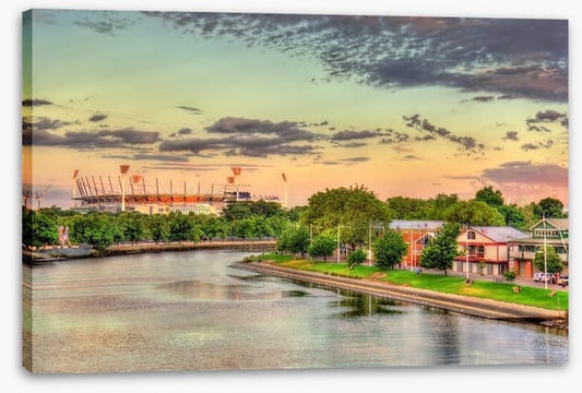 The Yarra River with MCG