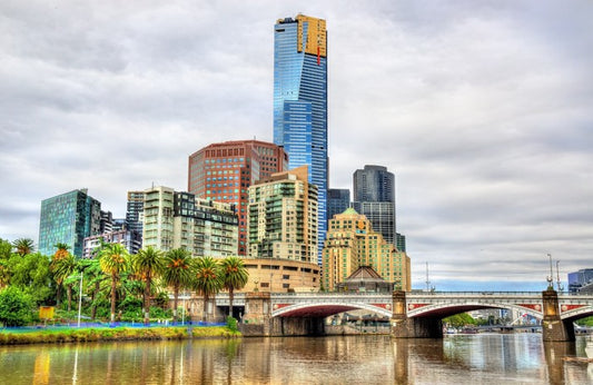 Skyline of Melbourne from the Yarra