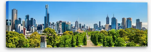 Melbourne parkland panorama