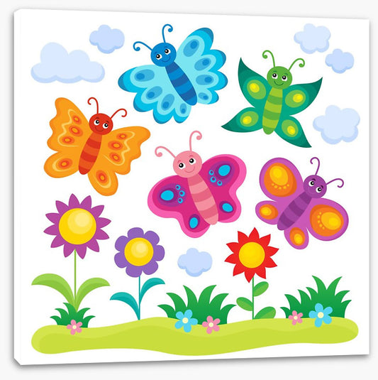 The butterfly garden