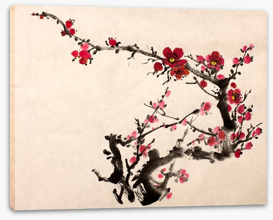 Red plum blossom