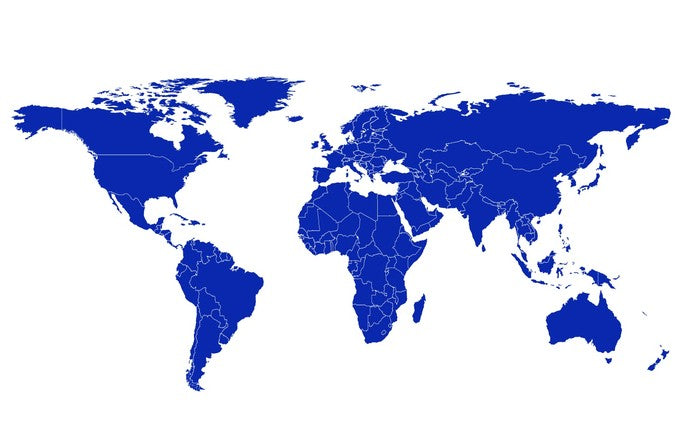 Rolling blue world