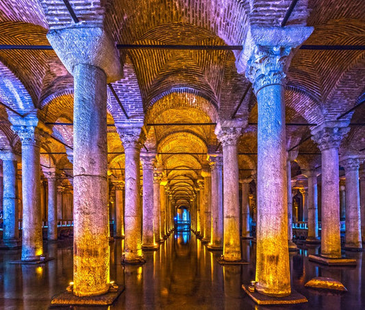 Below the Basilica