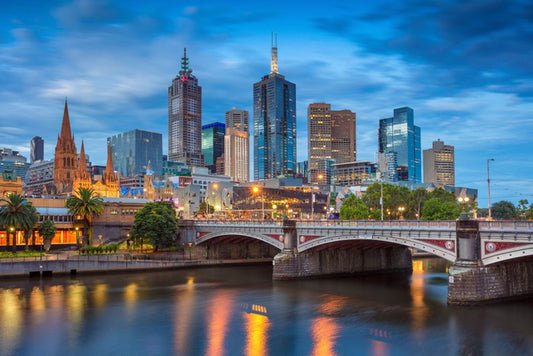 Melbourne twilight blues