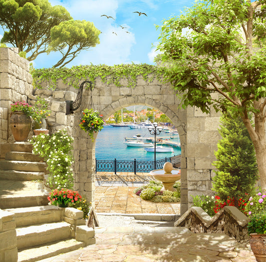 Arch to the marina