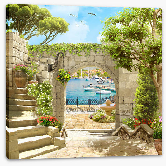 Arch to the marina