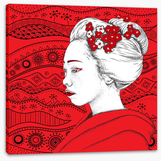 Maiko in red
