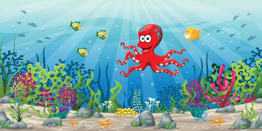 The red octopus