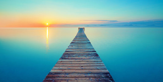 To the setting sun