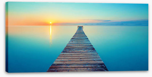 To the setting sun