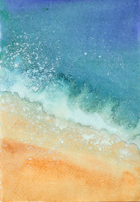 Sea foam splash
