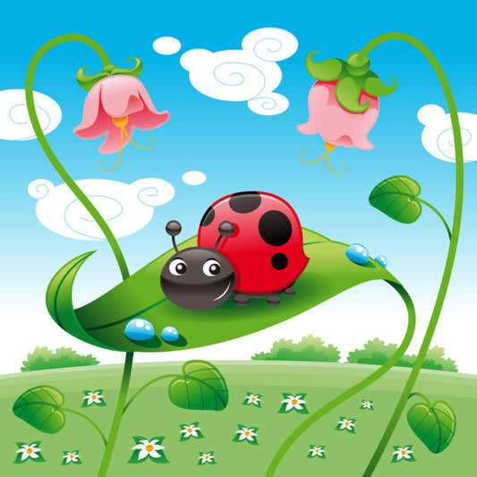 Ladybird on a leaf