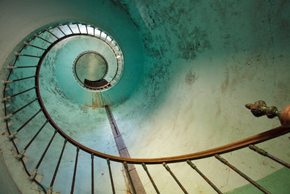 The lighthouse staircase