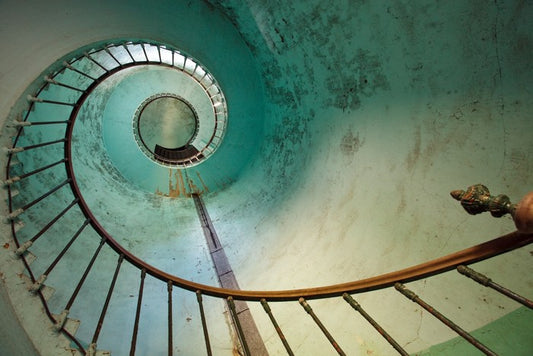 The lighthouse staircase