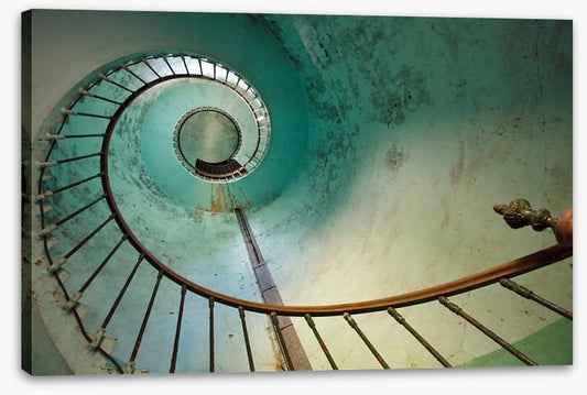 The lighthouse staircase