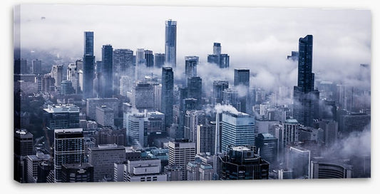 Toronto in the clouds