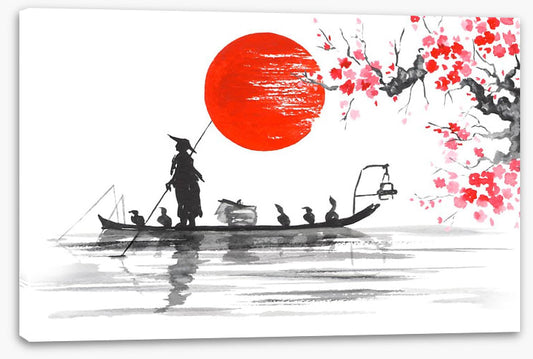 Blood moon fishing