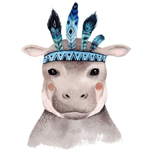 Little boho hippo