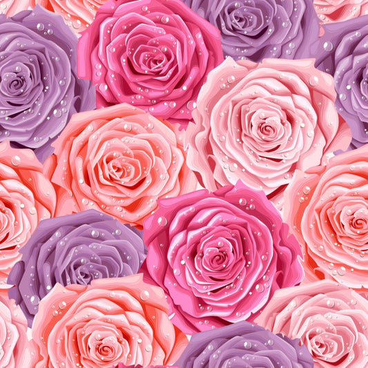 Rosy raindrops
