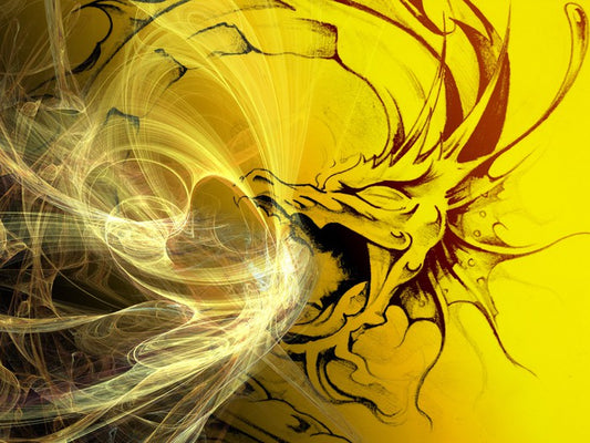 Golden dragon fire