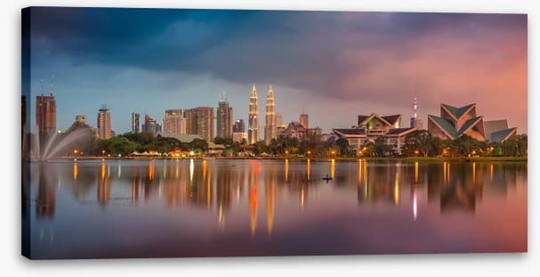 Kuala Lumpur sundown