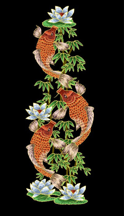 Carp fish and lotus