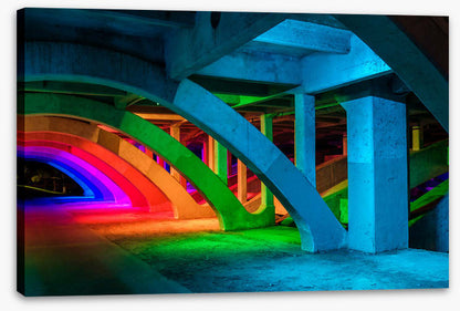 Underpass rainbow