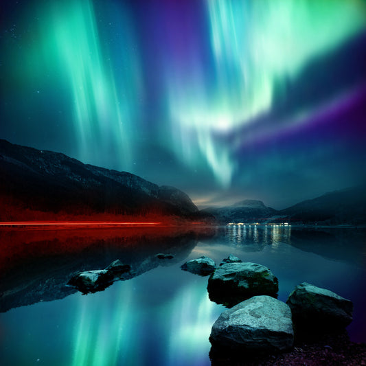 Below the lights