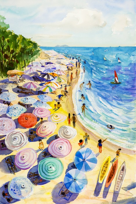 Umbrella beach