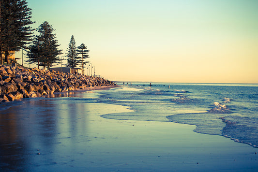 Glenelg beach sundown
