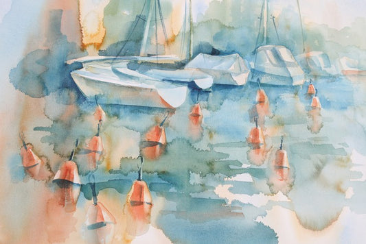 Boats and buoys