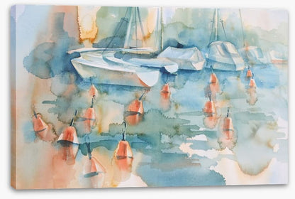 Boats and buoys