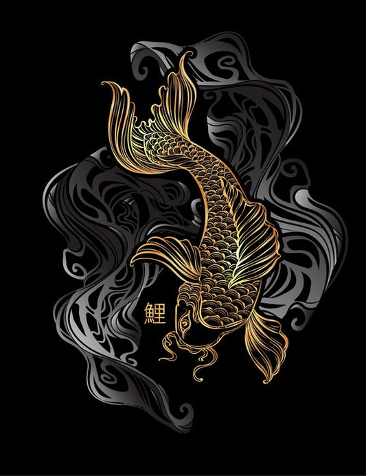 Golden koi tide
