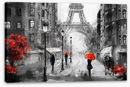Paris in the rain