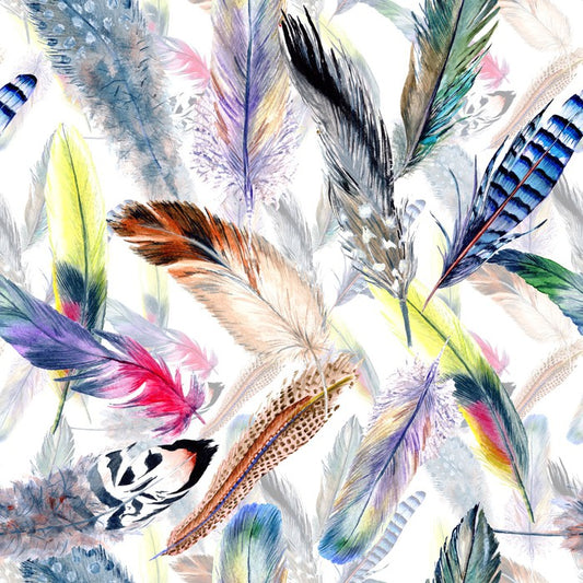 Falling feathers