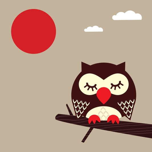 Red moon owl