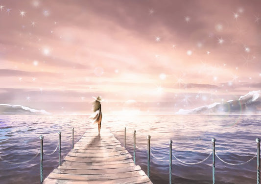 At the end of the pier