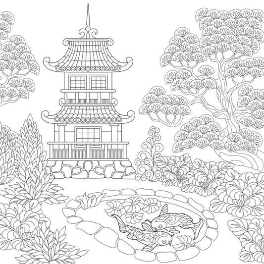 Colour me pagoda