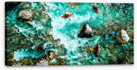 Into the rapids