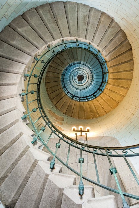 The lighthouse staircase