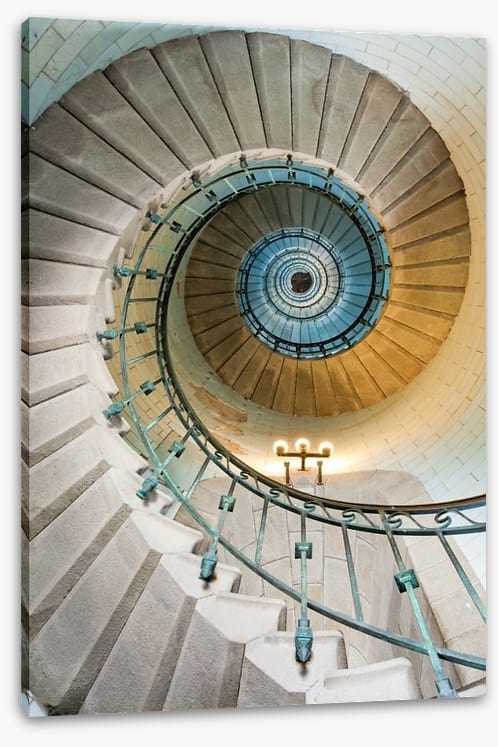The lighthouse staircase