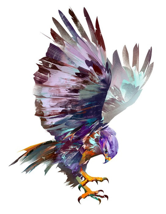 Hawk on the hunt