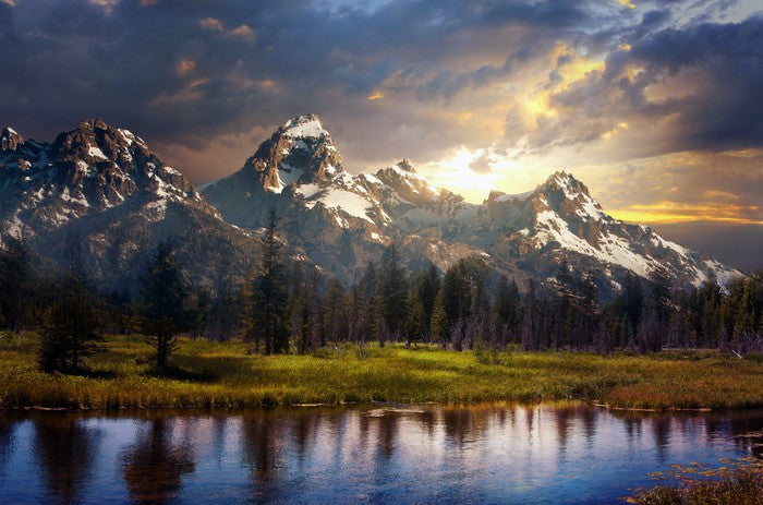 Grand Teton cloudburst